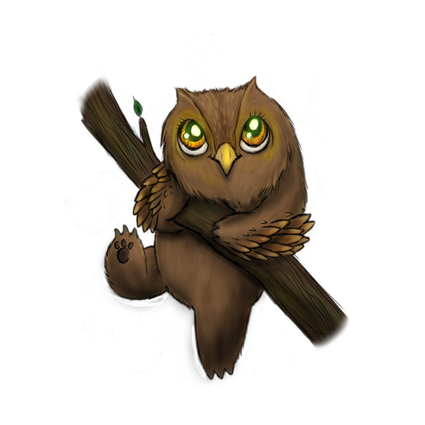 Motivational Owlbear Cub