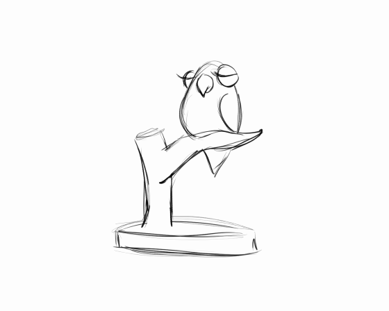 Bird Dance animation Sketch